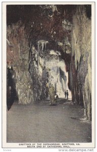 Grottoes of the Shenandoah, GROTTOES, South End of Cathedral Hall, Virginia, ...