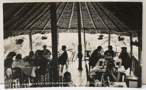 Jacala Mexico Comedo DEL HOTEL SIMPSON Hilgado Marin Photo 1948 RPPC Postcard F5
