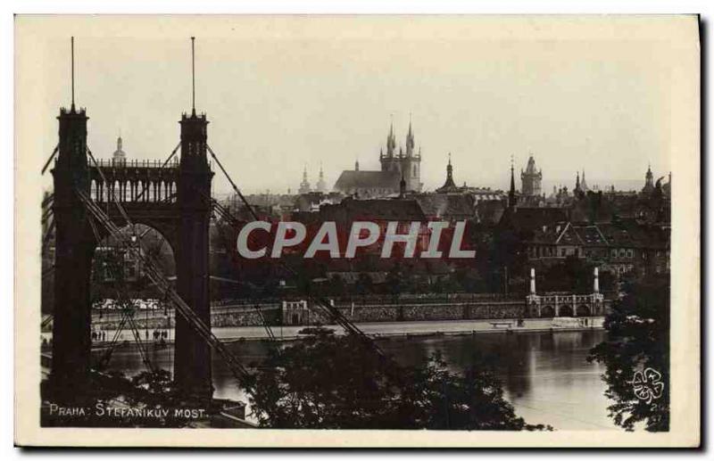 Postcard Old Praha Stefanikuv Most