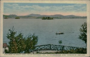 B579 United States view from the Breezy Knoll Inn of Pontoosuc Lake