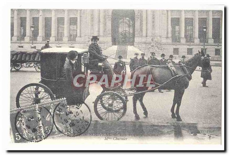 Paris New Postcard Old Women Coher Ms. Charnel (reproduction)