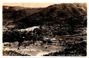 West Virginia White Sulphur Springs Ashford General Hospital Real Photo