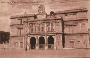 italy, MESSINA, Sicily, Teatro Vittorio Emanuele (1910s) Theatre