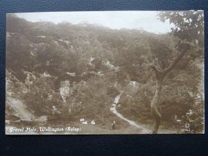 Shropshire WELLINGTON Gravel Hole c1916 RP Postcard by Hobson & Co. 10784H