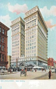 MILWAUKEE WISCONSIN WI~WELLS BUILDING~1910s TUCK SERIES POSTCARD