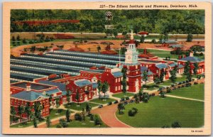 Dearborn Michigan MI, The Edison Institute and Museum, Field, Vintage Postcard