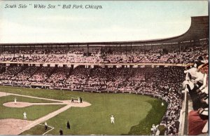 South Side Ballpark, home of the Chicago White Sox baseball team Postcard JW15