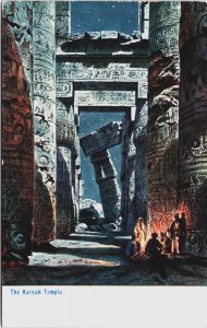 Egypt The Karnak Temple Luxor Vintage Postcard C085