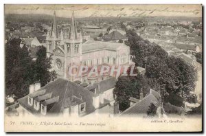 Vichy Old Postcard the & # 39eglise Saint Louis Panoramic View