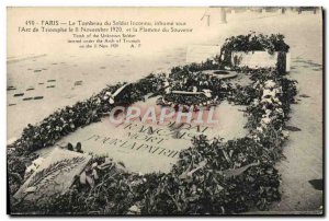 Old Postcard Paris Tomb of the Unknown Soldier Army