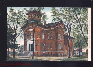 MENDOTA ILLINOIS EAST MENDOTA PUBLIC SCHOOL BUILDING VINTAGE POSTCARD ILL.