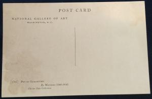 Postcard Unused Pot of Geraniums National Gallery of Art Washington DC LB