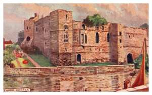 Postcard UK ENG Nottinghamshire - Newark Castle - artist rendition