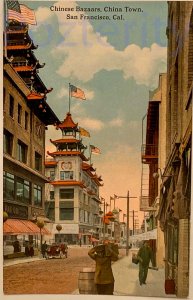 Chinese bazaars Chinatown San Francisco