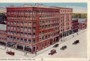 CONGRESS SQUARE HOTEL PORTLAND, ME 1919
