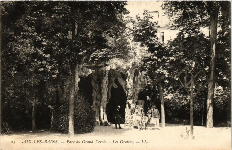 CPA AIX-les-BAINS - Parc du Grand Cercle - Les Grottes (352009)