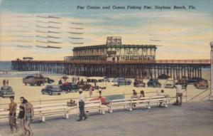 Florida Daytona Pier Casino and Ocean Fishing Pier 1954 Curteich