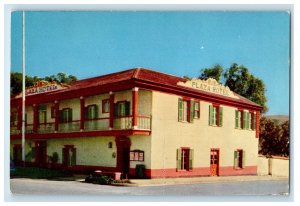 c1960 Plaza Hotel San Juan Batista Exterior View California CA Vintage Postcard 