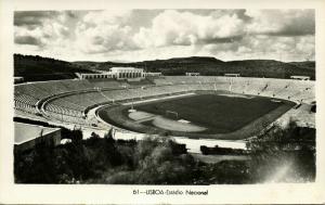 portugal, LISBON LISBOA, Estadio Nacional (1950s) Stadium Postcard RPPC (2)