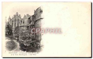 Old Postcard Poitiers L & # 39Ancienne Guard Room and the Tower Maubergeon