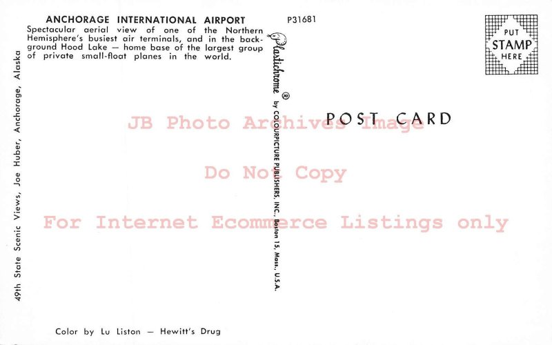 AK, Anchorage, Alaska, Anchorage International Airport, Aerial, Colourpicture
