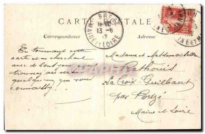 Old Postcard Chartrettes Grande Rue Maison Girard