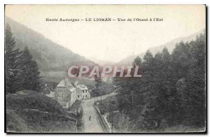 Postcard Old High Auvergne Lioran West View to the East