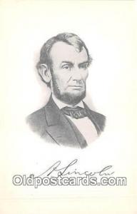   A Lincoln, 16th President