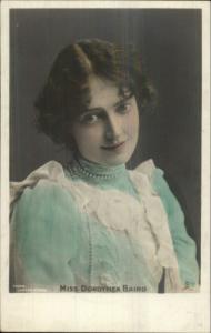 TUCK #5055 Actress Dorothea Baird c1910 Tinted Real Photo Postcard