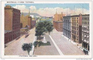 Victoria Square, MONTREAL, Quebec, Canada, 1910-1920s