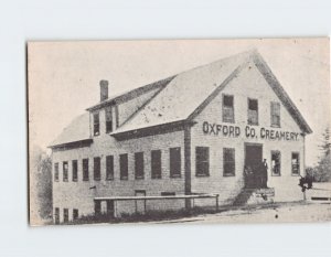 Postcard Old Oxford Co. Creamer, South Paris, Maine