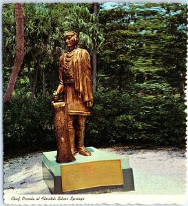 Postcard - Chief Osceola at Florida's Silver Springs, USA
