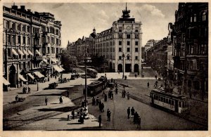 Stockholm, Sweden - The Town Square (Slureplan) - c1915