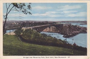 Canada Bridges Over Reversing Falls Saint John 1940