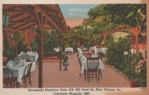 Postcard Broussard's Napoleon Patio New Orleans LA