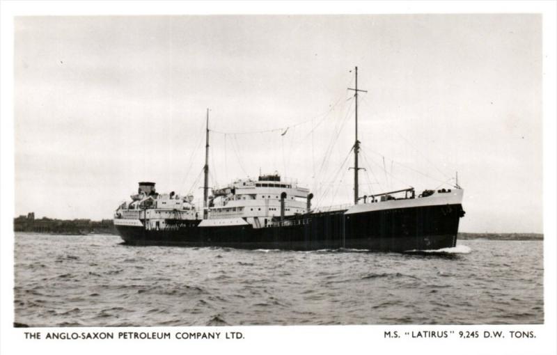 15275   M.S.Latirus  Anglo-Saxon Petroleum Co.LTD.  real photo