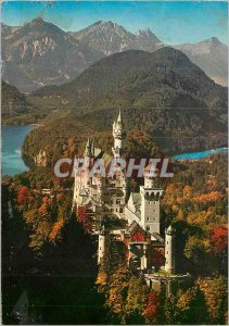 Modern Postcard Neuschwanstein castle