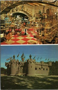 Castle Village Giftshop Midland Ontario ON Multiview Unused Vintage Postcard F79