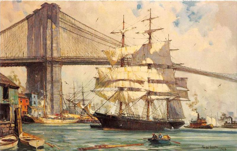 The Seamen's Bank for Savings NY Square Rigger Great Admiral