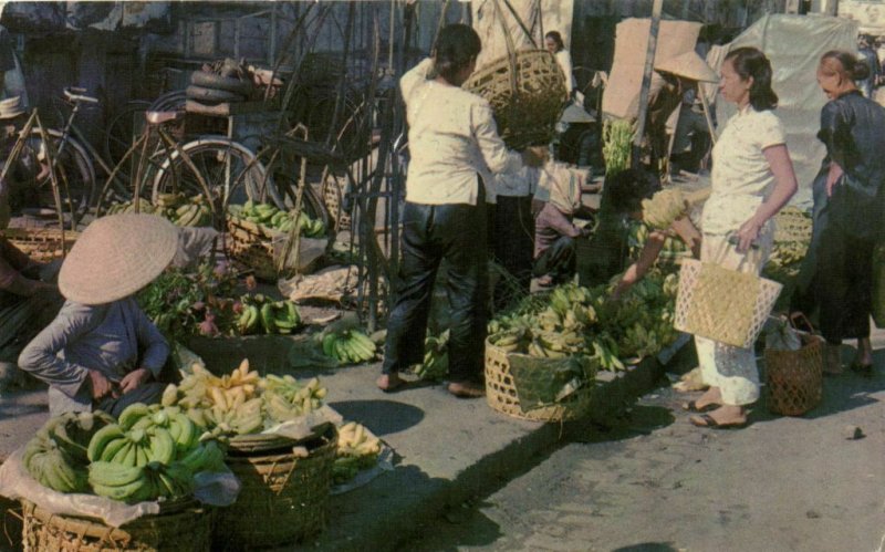 CPA AK VIETNAM ese market - SAIGON (119186)