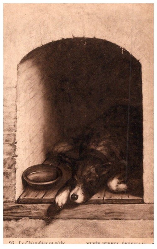 Dog , Le Chien dans sa niche