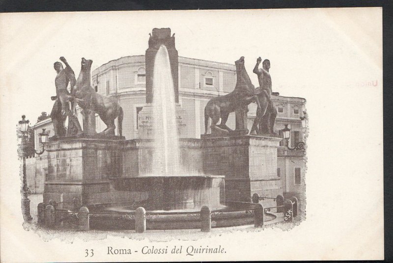 Italy Postcard - Roma - Colossi Del Quirinale   BH6569