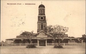 Barbados - Savannah Club c1920 Used Postcard