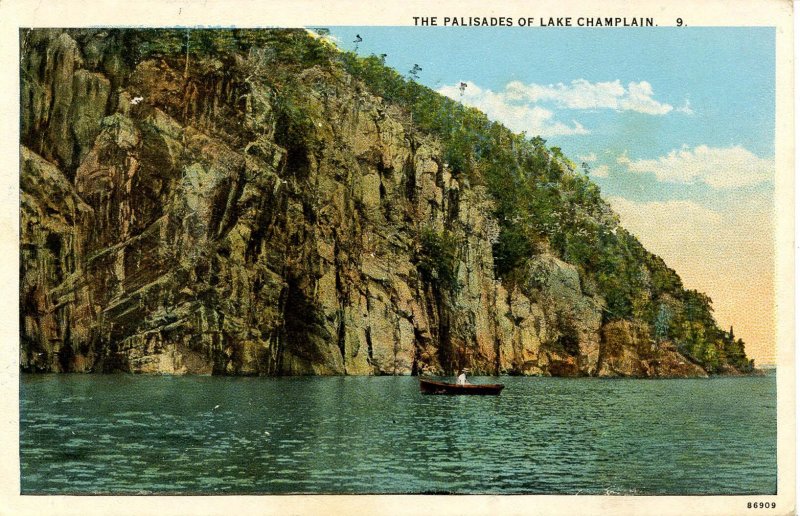 NY - Lake Champlain. The Palisades