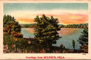 Oklahoma Greetings From Sulphur 1946