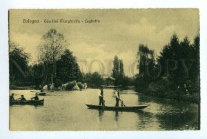 497002 Italy Bologna Margherita Laghetto Gardens Vintage postcard