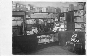 Postcard RPPC Germany 1930s Interior Shoe Shop owners 23-4225