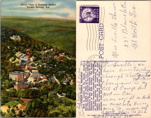 Aerial View of Business Section, Eureka Springs, Ark.