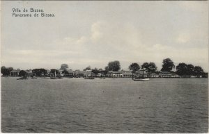PC GUINEA, VILLA DE BISSAU, PANORAMA, Vintage Postcard (b44199)