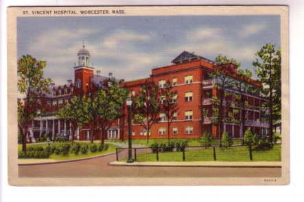 St Vincent Hospital, Worcester Massachusetts.